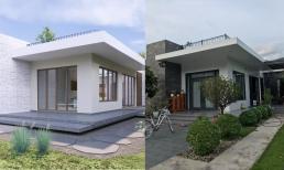 Kinh nghiệm từ A-Z xây dựng nhà cấp bốn mái bằng với không gian tràn ngập ánh sáng nhờ giếng trời