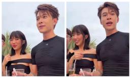 Diệu Nhi - Anh Tú lần đầu xuất hiện sau hôn lễ, nam ca sĩ tiết lộ không biết uống bia và vợ luôn uống thay mình