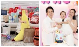 Con gái Đông Nhi 'chìm nghỉm' giữa 'núi quà' hàng hiệu đắt đỏ sau sinh nhật tròn 2 tuổi