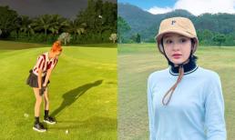 Hiền Hồ thoải mái khoe ảnh đánh golf, thân hình gầy tong teo đáng lo ngại