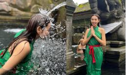 Hình ảnh dí dỏm của Thuỳ Tiên trong chuyến đi Indonesia, fans không ngừng trêu chọc cô nàng vì điều này
