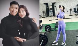 Mặc đồ bó sát, bà xã hot girl của tiền đạo Phan Văn Đức lộ nhược điểm cơ thể