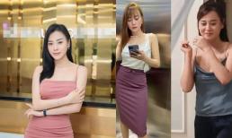 Hậu giảm cân thành công, Phương Oanh diện lại áo cũ nhưng được khen tấm tắc vì '1 kiểu áo 2 số phận'
