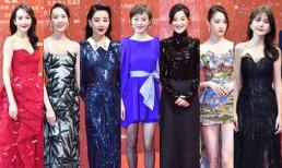 Thảm đỏ Lễ trao giải thưởng Phi Thiên lần 33: Tôn Lệ, Quan Hiểu Đồng diện váy khoe chân dài