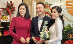 Á hậu Trịnh Kim Chi dự đám cưới cháu gái, nhan sắc trẻ trung gây chú ý