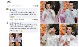 Lê Âu Ngân Anh tiết lộ sự thật đằng sau loạt ảnh hài ra nước mắt của chồng: Chỉ tại ly nước chanh!