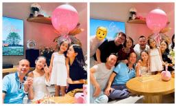 Chồng cũ và bạn trai hiện tại của Phạm Quỳnh Anh lần đầu chung khung hình ở tiệc sinh nhật con gái?