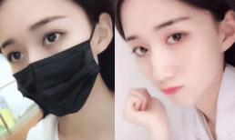 Nữ thần 'Đôi mắt quyến rũ' trở nên nổi tiếng, khoảnh khắc cô tháo khẩu trang ra, cư dân mạng: Hãy đeo lại đi