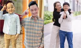 Lâu không lộ diện, con trai Bảo Thanh nay đã lớn phổng phao, cao gần bằng mẹ