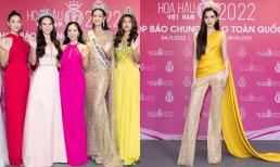 Dàn Hậu hội ngộ tại chung khảo Hoa hậu Việt Nam 2022, Đỗ Thị Hà bị 'dìm' vì trang phục khó hiểu