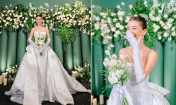 Nữ diễn viên Việt đầu tiên làm phi công - Diệu Thúy xinh đẹp trong đám cưới