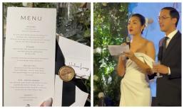 Hà Tăng cùng chồng đọc lại lời 'thề non hẹn biển' năm nào, thực đơn tiệc cực đẳng cấp hào môn