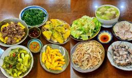 Lưu lại gần 20 mâm cơm gia đình ngon, đủ chất, bày biện đẹp hơn cả nhà hàng