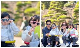 Hoa hậu Đặng Thu Thảo hiếm hoi khoe ảnh gia đình, 2 nhóc tì nổi bần bật vì vẻ ngoài cực phẩm