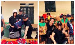 Jimmii Nguyễn đưa vợ và con gái đi từ thiện ở vùng cao, tiết lộ ái nữ chủ động làm điều ý nghĩa này