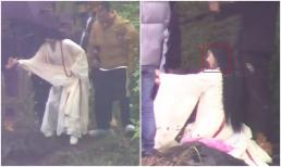 Triệu Lệ Dĩnh hốt hoảng suýt rơi xuống nước khi quay phim, lý do vì làm điều này quá lâu