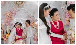 Hoa hậu Lê Âu Ngân Anh trấn an mẹ ruột trước khi xuất giá, dung mạo đấng sinh thành quá sang trọng