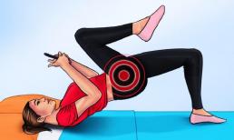 Chỉ chị em động tác ngồi và nằm giúp tiêu mỡ cực nhanh, giảm đùi, nhỏ eo rất hay