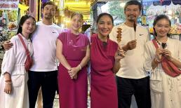 Tiết Cương đưa bà xã đi du lịch Thái Lan, còn ôm vai đầy tình tứ