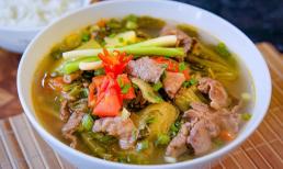 Cách làm canh thịt bò nấu dưa chua, món ngon 'đổi mới' vị giác cho bữa cơm gia đình