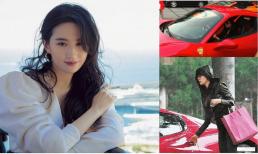 Lưu Diệc Phi lái siêu xe 21 tỷ đồng dạo phố