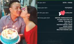 Mừng sinh nhật chồng, BTV Nguyễn Hoàng Linh hạnh phúc vì được bạn đời 'chuyển khoản' tặng quà