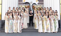 Mãn nhãn áo dài của Tommy Nguyễn cho thí sinh Hoa hậu du lịch trước đêm chung kết