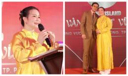 Vợ Quý Bình hiếm hoi xuất hiện cùng chồng sau khi sinh, nhan sắc và hình thể thế nào?