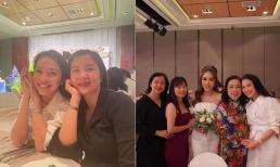 Hội ngộ bạn học khi dự tiệc cưới, Hiền Thục ghi điểm với phong cách giản dị nhưng cực trẻ trung ở tuổi ngoài 40