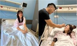 Hậu phẫu thuật tim thành công, Lê Phương khoe ảnh được chồng trẻ ân cần chăm sóc, tiết lộ ngày xuất viện 