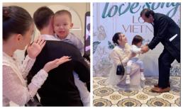 Phản ứng trái ngược cực hài của Lisa và Leon nhà Hà Hồ khi được gái xinh xin bế