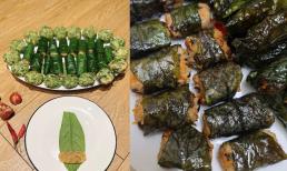 Ức gà xay cuốn với lá này, ăn cực thơm, phù hợp với người muốn giảm cân