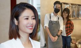 Cùng ông xã Hoắc Kiến Hoa đưa con đi ăn, nhan sắc thật của Lâm Tâm Như ở tuổi 46 lộ diện