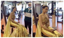 Hoa hậu Đoàn Thiên Ân bất ngờ khoe 'bé mỡ', thực hư thế nào?