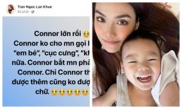 Lan Khuê tiết lộ sự thay đổi cực cá tính của con trai dù chỉ mới hơn 3 tuổi