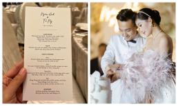 Không chỉ là tiệc cưới như cổ tích, HH Ngân Anh còn ghi điểm vì thực đơn và quà cưới cho khách mời