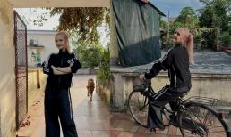 Xoài Non - Vợ 'Streamer giàu nhất Việt Nam' cùng bố về thăm nhà nội, vô tình để lộ gia cảnh ở quê 