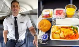Phi công và tiếp viên ăn gì trên chuyến bay, có giống bữa ăn của hành khách?