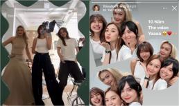 Thiều Bảo Trang khoe khung ảnh bên hội bạn sau 10 năm tham gia The Voice, nhan sắc ai cũng nổi bật 