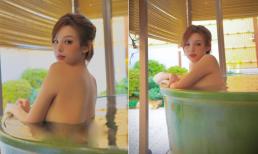 Loạt ảnh tắm bồn gợi cảm của hot girl Huyền Baby khi đi du lịch Nhật Bản 