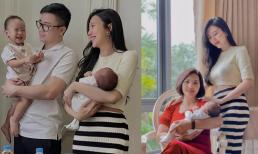 Hot girl 'Người ấy là ai' Vũ Ngọc Châm tổ chức tiệc đầy tháng cho con, vòng eo sau sinh khiến dân tình trầm trồ