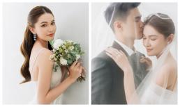 Ảnh cưới đơn giản mà ngọt ngào của Á hậu Thùy Dung và chồng doanh nhân