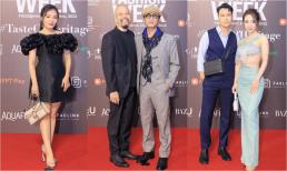 NTK Đức Hùng 'tươi hết cỡ' trong lần đầu góp mặt trên sàn diễn Tuần lễ thời trang, dàn sao đội mưa gió đến chúc mừng