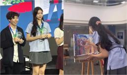 Con gái Quyền Linh bất ngờ đoạt giải Nhất tại một cuộc thi vẽ, ái nữ nhà nam MC sở hữu 'tài sắc vẹn toàn' 