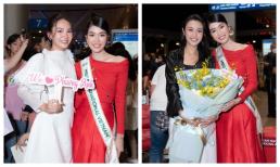 Dàn Hậu đình đám mang bánh tráng đến tận sân bay tiễn Á hậu Phương Anh đi chinh chiến tại Miss International