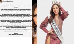 Trước thềm Miss Universe 2022 diễn ra, Hoa hậu Bolivia bất ngờ bị tước vương miện