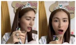 Hòa Minzy tấu hài với màn tháo vội nhẫn kim cương siêu khủng trên sóng livestream bán hàng