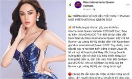 Lương Mỹ Kỳ có nguy cơ mất suất tham dự Miss International Queen 2023 dù đã chuẩn bị kĩ lưỡng 