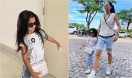 H'Hen Niê gây chú ý với chiếc quần rách te tua, nhưng thần thái của con gái nuôi mới chiếm spotlight hơn cả