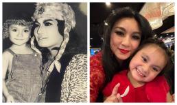 Y Phụng khoe loạt ảnh hiếm khi còn bé bên bố ruột, nhan sắc đúng xinh từ trong trứng